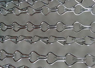 Double Jack Fly Screen Chain Curtain / Fine Aluminum Chain Mesh Curtains