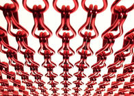 Insect metal Door Screen Curtain 1.6mm  Aluminum Beadly Fly Curtain
