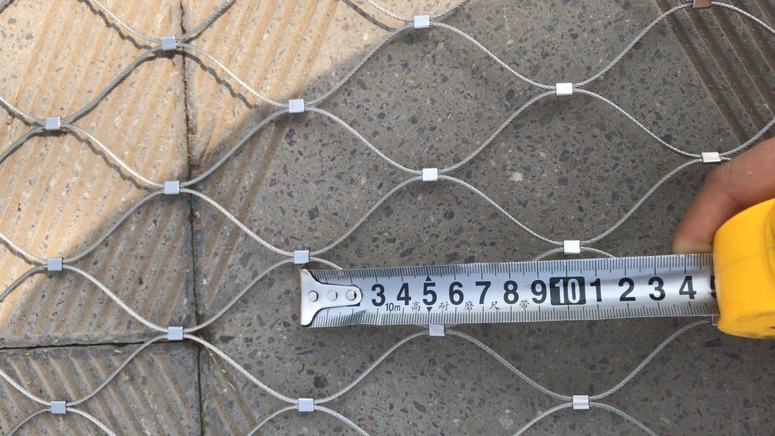 Easy Installation Stainless Steel Wire Rope Mesh / X Tend Mesh For Architectural
